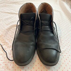 Black Leather Bass Shoes